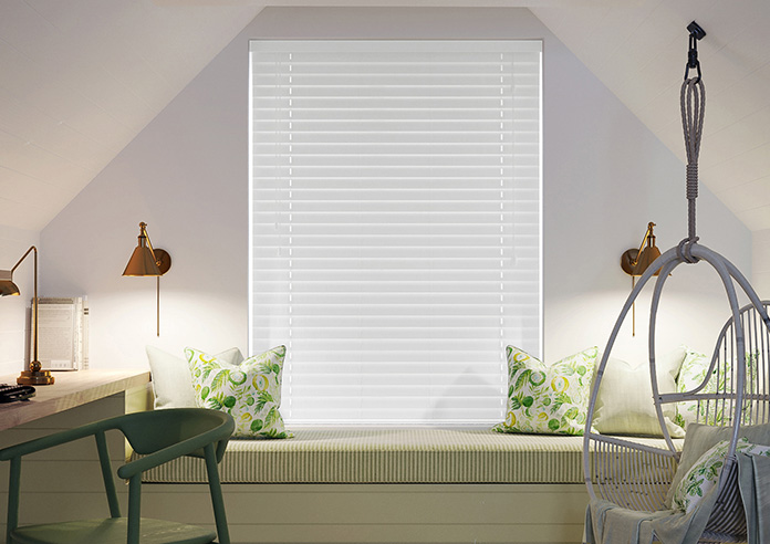 Ecowood, Brilliant White Fine Grain - Venetian Blind - Image 6